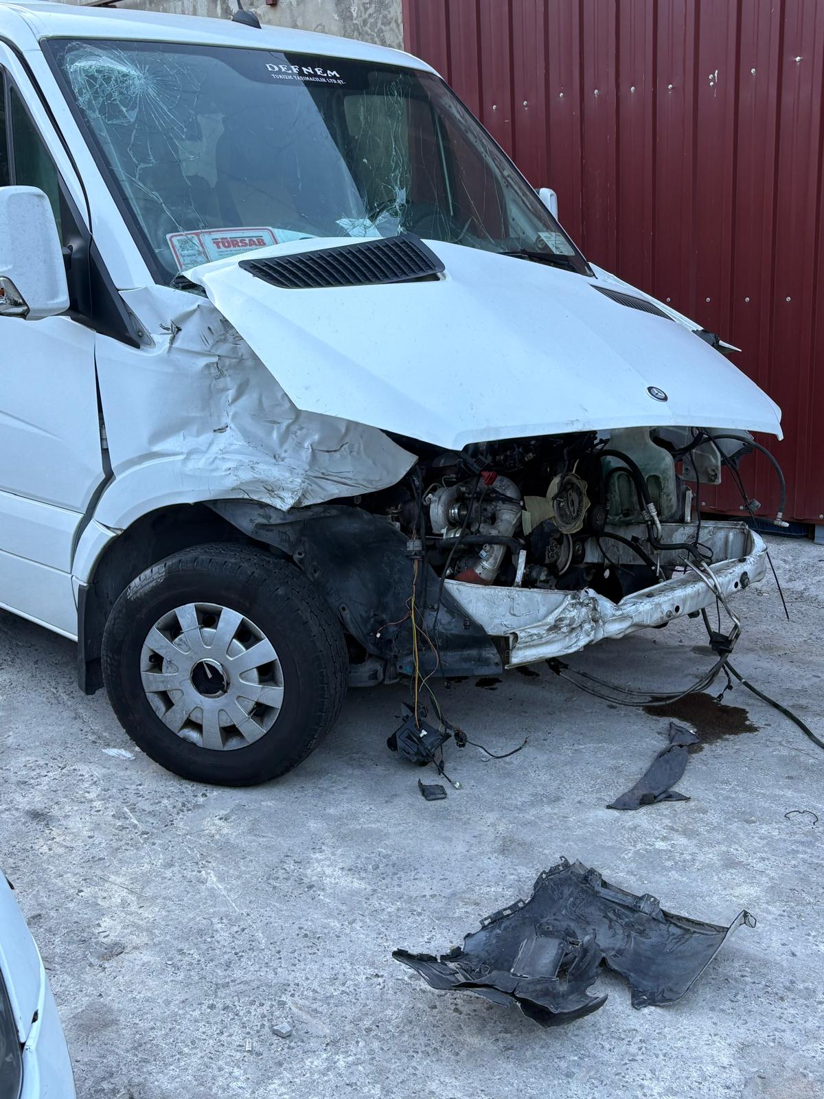 Plastik tampon kaynak ve lokal boya onarımı sonrası görüntü